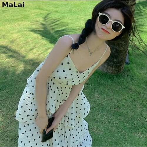 Летние платья в горошек Malai China At AliExpress