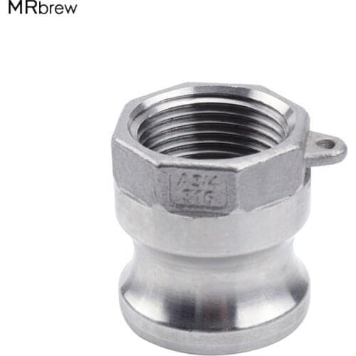 Stainless Steel 316 Camlock Coupling A-Type 3/4" Wrench Type Fast Joint,support retail and wholesale