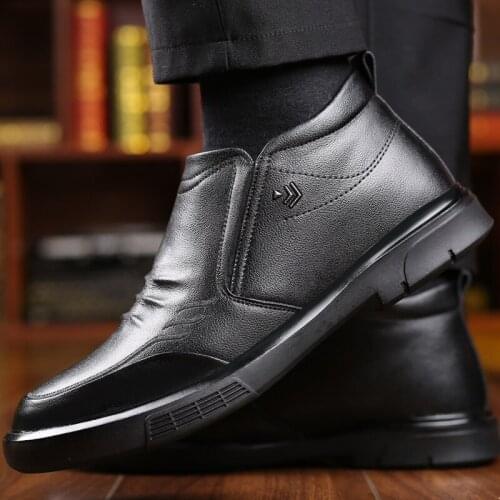 Men Snow Boots Winter Warm Outdoor Comfy Snow Walking Boots 2021 New Winter Male Comfortable Warm Casual Winter Men Boots