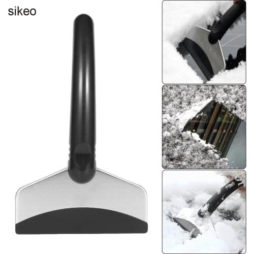 New Stainless Snow Shovel Scraper Winter Mini Car Vehicle Windshield Window Snow Ice Removal Scraper Cleaning Tool accessories