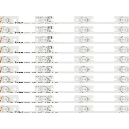 New LED backlight bar for KONKA KDL39SS662U 35018339 KDL40SS662U 35019864 327mm 4 LEDs( 1 LED 6V) NEW