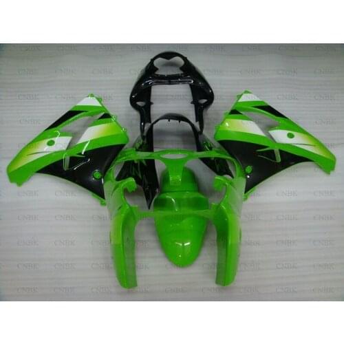 Fairing for Zx 9r 2001 for Kawasaki Zx9r Bodywork 01 for Kawasaki Zx9r Bodywork 2000 - 2001 Green Silver