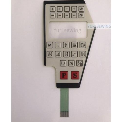 QIXING PRECIOUS HUIBAO brand new control box panel board membrane keypad sticker paper industrial sewing machine spare parts