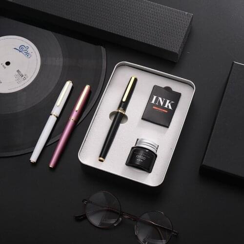 OASO S1117 Metal Pen Fountain Pen Student Practice Adult Business Office Gift PEN