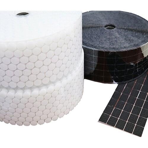 Adhesive Fastener Tape sticky back hook and loop self adhesive dots self-adhesive fastener hook loop self adhesive coin