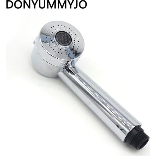DONYUMMYJO Dual Sprayer Nozzle Kitchen Spout Head ABS Chrome Finished Replace Spout for Kitchen Faucet Accessories