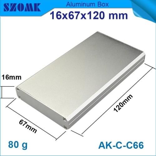 1 piece high quality and professional aluminum control box for GPS tracker with anodizing 16*67*120mm