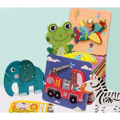 ChildrenS Toys Educational Cartoon Jigsaw Puzzles Fun Games Tangram Shape Puzzles Preschool Educational Toys