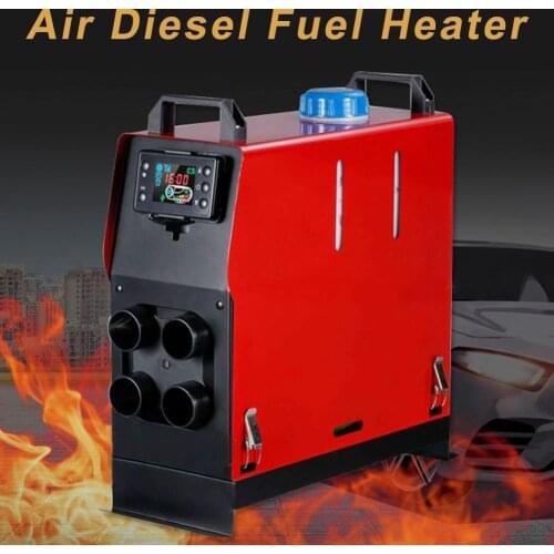 12V / 24V 5000W Car Air Heater Diesel Parking Fuel Air Heater Set LCD Display Low Fuel Heater For Car Truck Bus