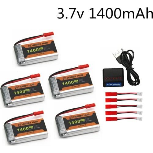 903052 1400mAh 3.7v lipo Battery for SYMA X5 X5S X5C X5SC X5SH X5SW With 5 In 1 Charger RC Drone 3.7 V 1400 mAh Lipo Battery