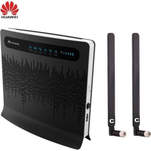 Unlocked Huawei B593s-22 150Mbps 4G wireless CPE router RJ45 B593 plus antenna