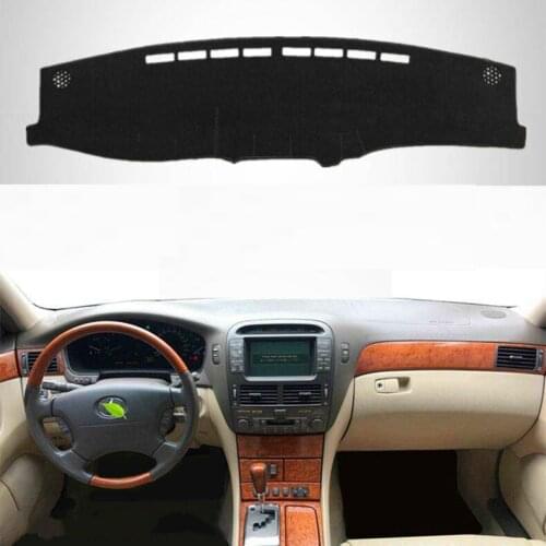 Car Dashboard Cover For Lexus LS430 2002 2003 2004 2005 Dashboard Mat Pad Carpet Dashmat Sun Shade Pad Automobile Car Styling