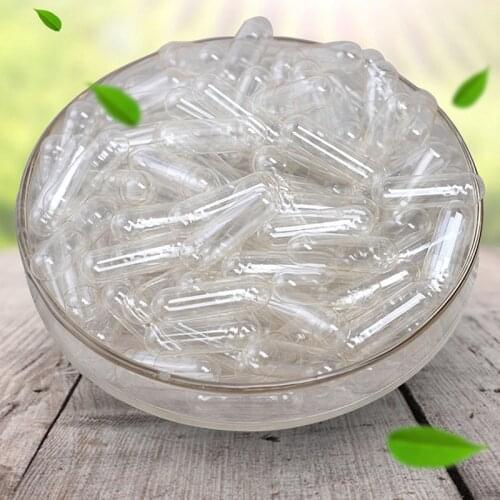 Free shipping 0# 10000pcs empty clear hard gelatin capsules, Transparent gelatin capsules ,joined or separated capsules