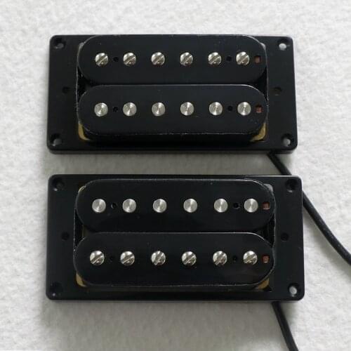 Sell Free Shipping good quality ceramic magent guitar humbucker pickup with Free black flat pickup ring