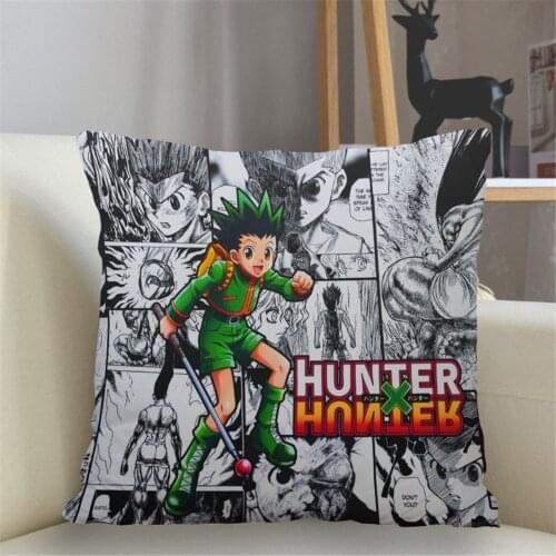 CLOOCL Hunter X Hunter Pillowcase 3D Anime Pillow Covers Throw Cushion Decorative Pillowcases Bedroom Throw Pillow Home Textile