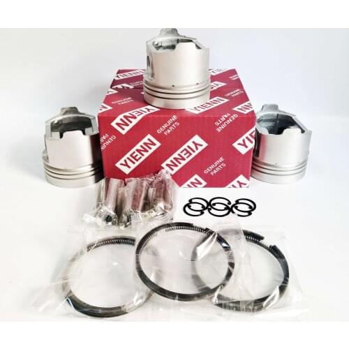 D1305 Engine Piston Kit 1606021114 16060-21914 Piston With Ring Set For KUBOTA Excavator Loader Forklift Tractor Engine Repair