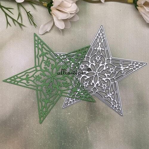 Flower star decoration Metal Cutting Dies Stencils For DIY Scrapbooking Decorative Embossing Handcraft Die Cutting Template