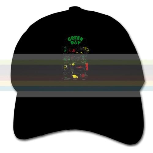 Green Day 'Dookie Comic Strip ' Childrens baseball cap. Adjustable childrens cap. Travel cap outdoor
