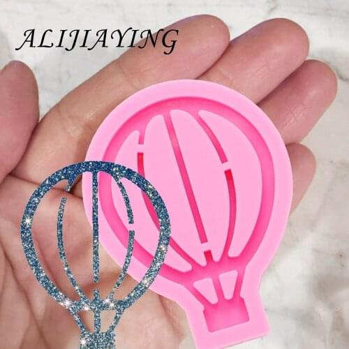 Hot air balloon Molds silicone mould for keychain key ring Pendant decoration resin Craft DIY epoxy jewelry DY0087