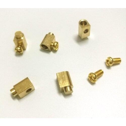 Touch switch terminal block with screw 10.8mm copper column for remote control switch x100