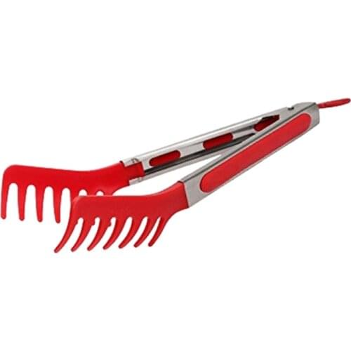 Kitchen Tools Non-slip Spaghetti Clips Food Noodle Clip Stainless Steel Pasta Clip Noodle Cutter Shaped Comb