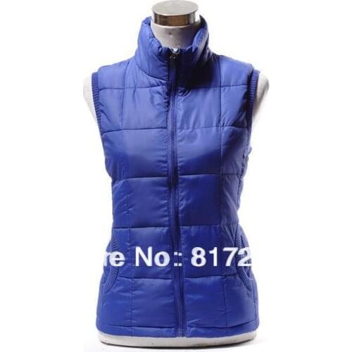 Best-selling Lovers Winter Coat Vest Waistcoat Coat fashion casual waistcoat Seven kinds of color Yellow pink red blue