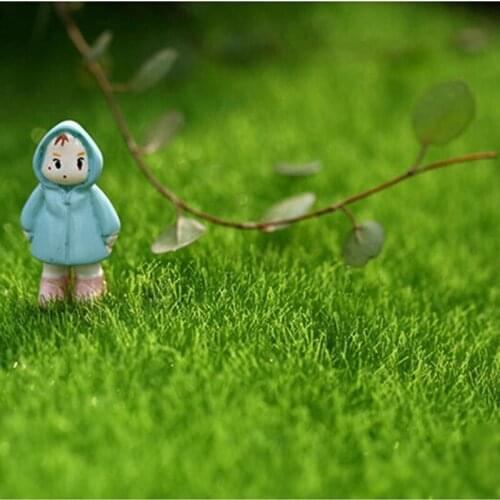 Micro Landscape Decoration DIY Mini Fairy Garden Simulation Plants Artificial Fake Moss Decorative Lawn Turf Green Grass