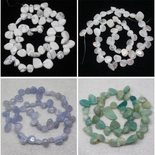 Mini. Order is $7! 7-15 Side hole Turquoises Opal Freeform Scrawled stone 5# DIY Loose Beads 15"