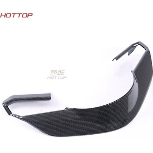 CARBON FIBER TEXTURE STEERING WHEEL STICKER SEQUIN COVER FOR Mazda CX5 2017 2018 HATCHBACK SPORTS ACCESSORIES