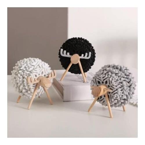 New Sheep Shape Anti Slip Cup Pads Coasters Insulated Round Felt Cup Mats Japan Style Creative Home Office Decor Art Crafts Gift