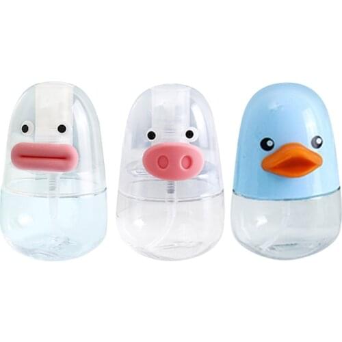 E65F 40ml Clear Empty Mini Mister Spray Bottles Sprayer Refillable Container Sprayer