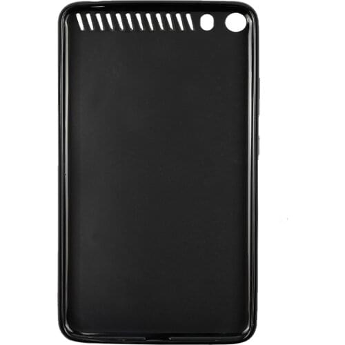 QIJUN Silicone Smart Tablet Back Cover For Lenovo PHAB Plus 6.8' PB1-770N PB1 770 PB1-770M Shockproof Bumper Case