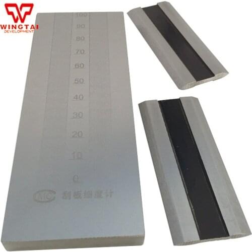 QXP Double Groove Grindometer/Hegman Grind Gauge Stainless Steel Ink and Paint Grindometer Fineness