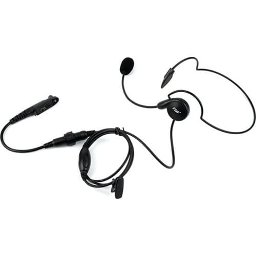Advanced Unilateral Headphone Mic Neckband Earpiece Cycling Field Tactical Headset For Motorola GP328Plus GP344 GP388 Radio