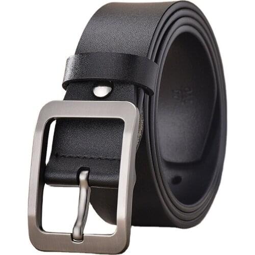 BEAFIRY Classic Retro All-Match genuine leather belts for men Fashion pin buckle Jeans Male Belt cowboy Luxury Designer Belt