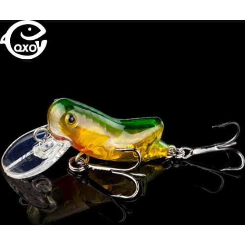 QXO Fishing Lures Spinner Squid Jig 4.5cm Trolls Locust Grasshopper Float Sea Lure For Fishing Whopper Plopper Tackle