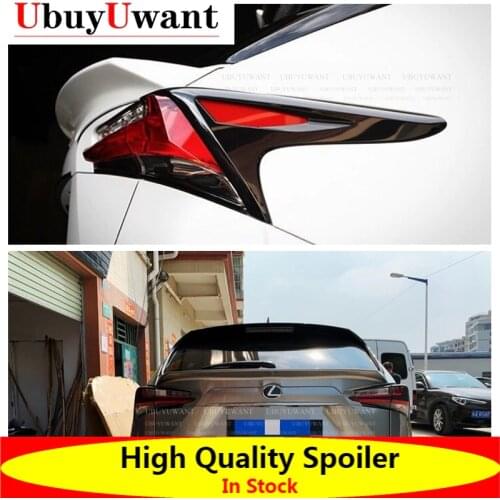 UbuyUwant For Lexus NX200 NX200T NX300 Spoiler High Quality ABS Material Car Rear Wing Rear Spoiler For LEXUS NX