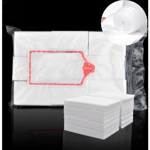 T-TIAO CLUB 900PCS/Lot Nail Polish Remover Nail Wipes Bath Manicure Gel Lint-Free Wipes 100% Cotton Napkins Nail art Tool
