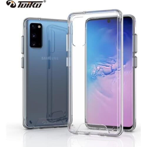 TOIKO Chiron Transparent Case for Samsung Galaxy S20 Plus Hybrid TPU PC Shield Back Cover S20 Ultra Shockproof Protection Shell