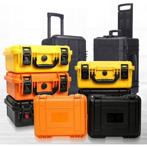 Waterproof and anti-collision ABS plastic tool box drone box camera box instrument box equipment box can be equipped with sponge