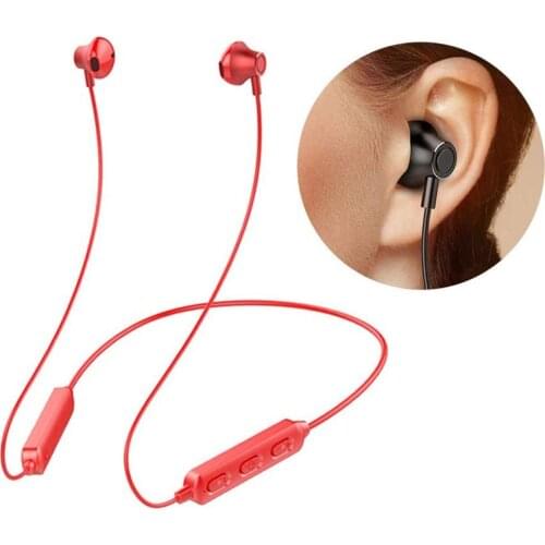 High Quality Wireless Bluetooth 5.0 Earphones Neckband Stereo Sports Headset Handsfree Earbuds Headphones With Mic