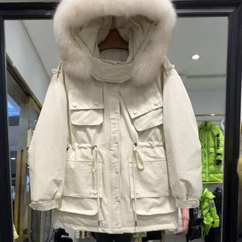 2020 Winter New Fashion Solid Color Hooded Single-breasted Thick Long Sleeve Casual Keep Warm Women Cotton Clothes C096