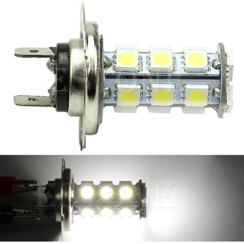 1pcs New Super Bright H7 8-LED White Car vehicle Bulb Fog Driving Light Lamp 12V