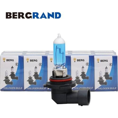 10PCS 9006 HB4 80W Halogen Bulbs 4300K Super White Xenon Car Headlight Bulb Fog Lights 12V Hard Glass P22d Light Bulbs For Cars