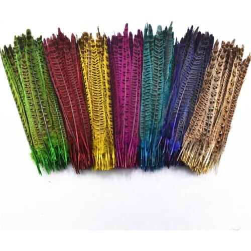10Pcs/Lot Female Pheasant Tail Feathers for Crafts 25-30CM/10-12" Natural Pheasant Feathers Decoration Plumes Plumas Carnaval