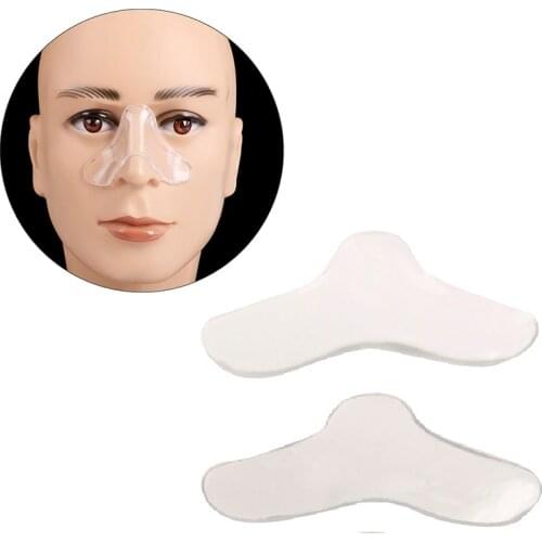 2pcs Transparent CPAP Mask Nasal Pads Nose Pads Sleep Apnea Mask Comfort Pad Can Be Trimmed To Size Cushions For Most Masks