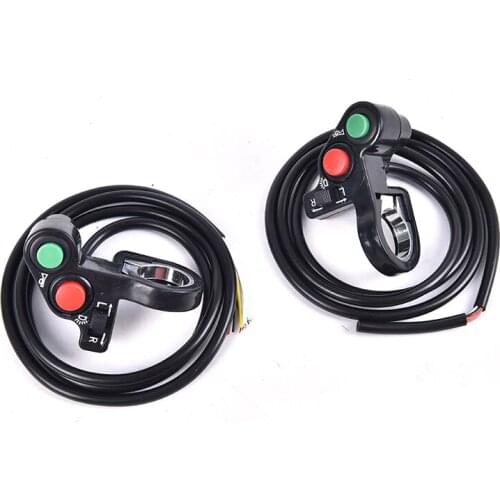 7/8 Inches Motorcycle Switch Electric Bike Scooter 3 In 1 ATV Quad Light Turn Signal Horn ON/OFF Button For 22mm Dia Handlebars