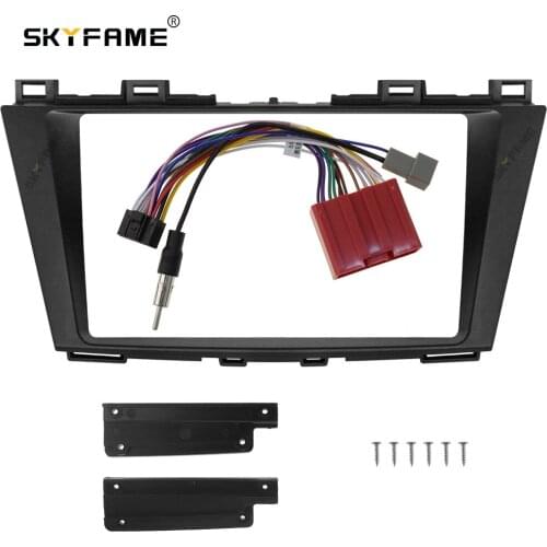 SKYFAME Car Frame Cable For MAZDA 5 2009-2012 Screen Dask Kit Fascia Frame