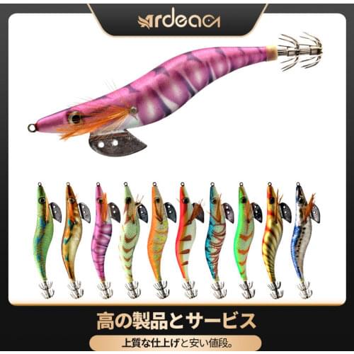 Ardea Shrimp Lure Set 10pcs 11/15/23g Soft Rubber Fish Silicone Bait Fishing Artificial Umbrella Hook Simulation Squid Lure