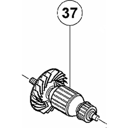 ARMATURE 220V-240V Rotor 360616E 360616F For Hitachi CR13V CR13VC